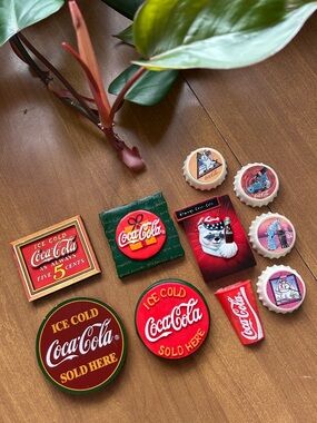 Set of Vintage Coca Cola Magnets